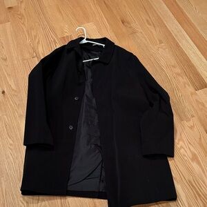 Black Button-Up Coat